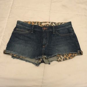 Joe’s Jean Wild Cut Off Denim Shorts Size 28